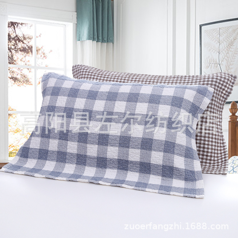 佰乐纱布枕巾棉质柔软吸汗成人枕头巾单人四季通用-阿里巴巴