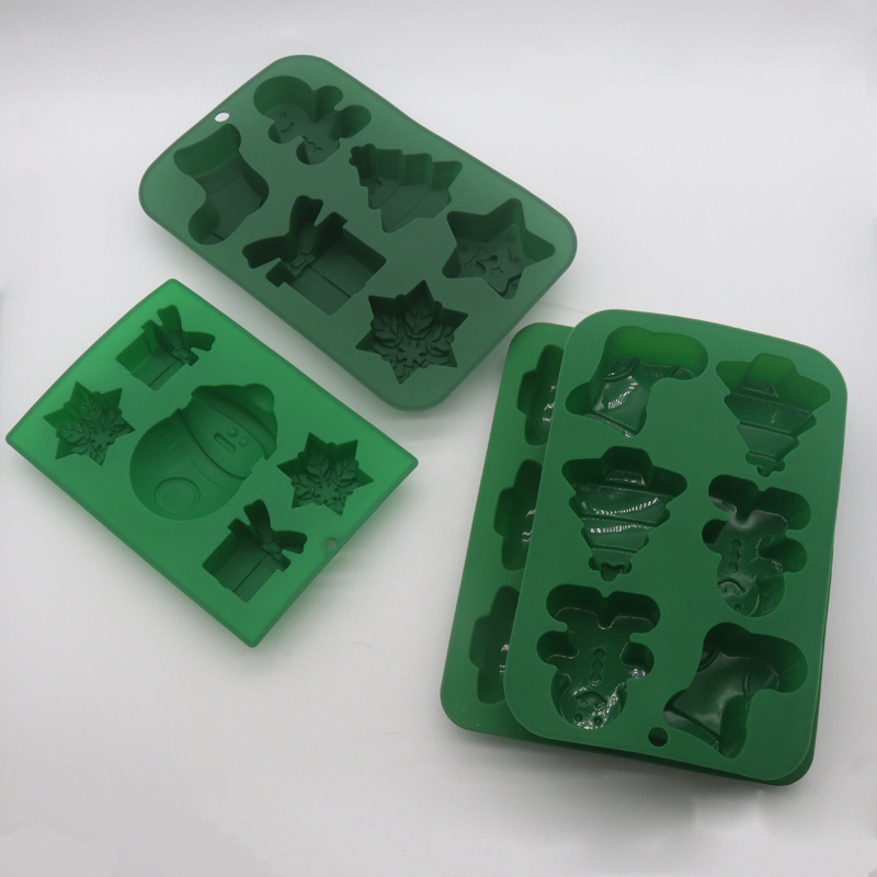 Christmas Series Silicone Cake Mold Creative Diy Gift Mousse Chocolate Biscuit Handmade Silicone Mold