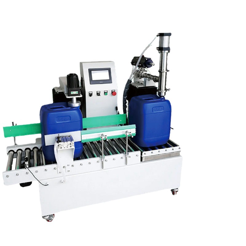 灌装机厂家 自动上盖压盖的防爆型油漆灌装机【 1l-1200l现货】