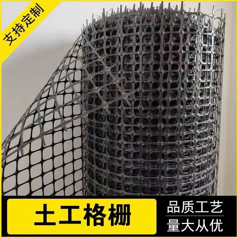 现货围栏网防护网养鸡鸭圈地加厚养殖网塑料网围栏网土工格栅圈玉