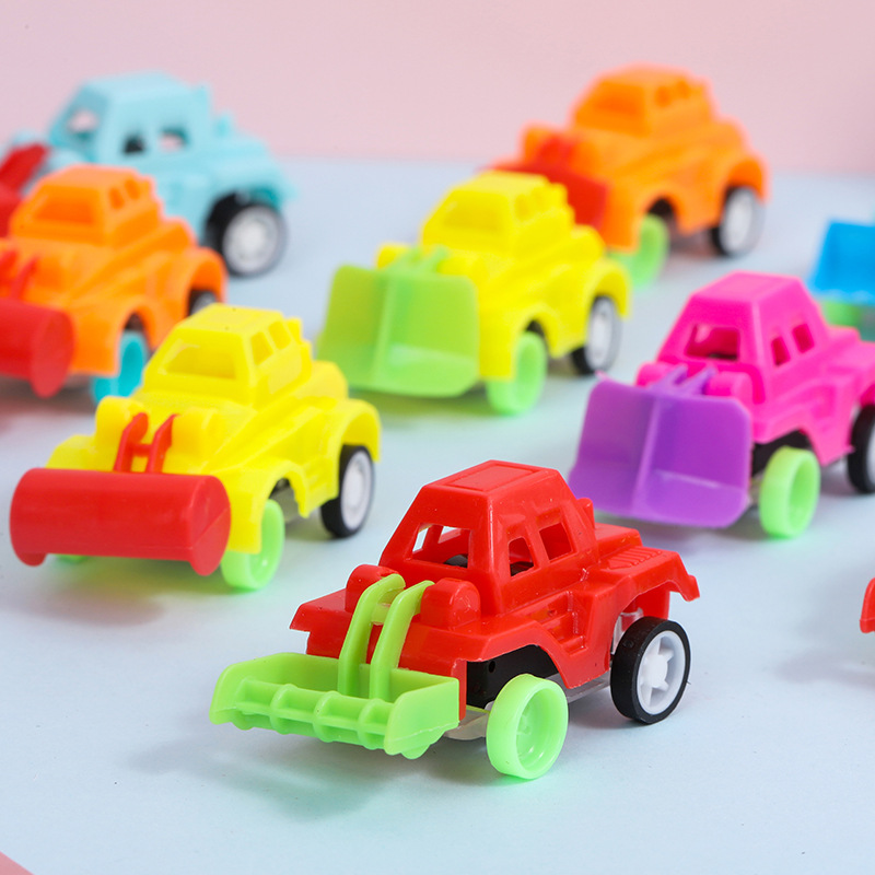 New Color Mini Warrior Small Engineering Vehicle Excavator Bulldozer Baby Car Factory Wholesale