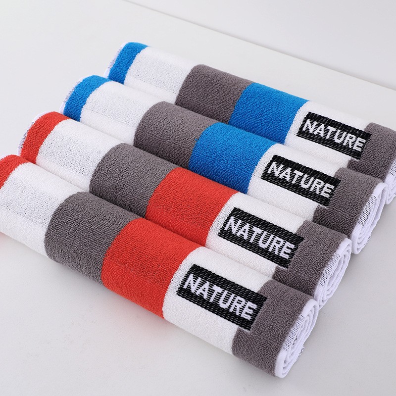 Factory 40*90 Bath Towel Big Three Fitness Exercise Big Towel Soft Absorbent Dark Lengthened Bath Towel