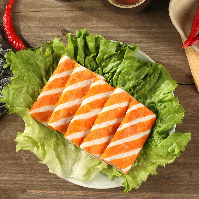 夹心仿蟹排 关东煮蟹棒火锅冷冻食品煎炸烧烤麻辣串串香食材批发