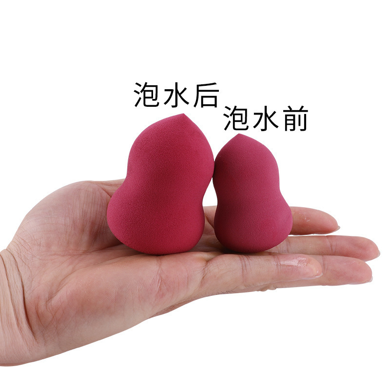 Gourd Powder Puff Beauty Blender Water Drop Oblique Cut Non-Latex Wet and Dry Dual-Use Soaking Water Becomes Bigger Makeup Sponge Foundation Bb Puff