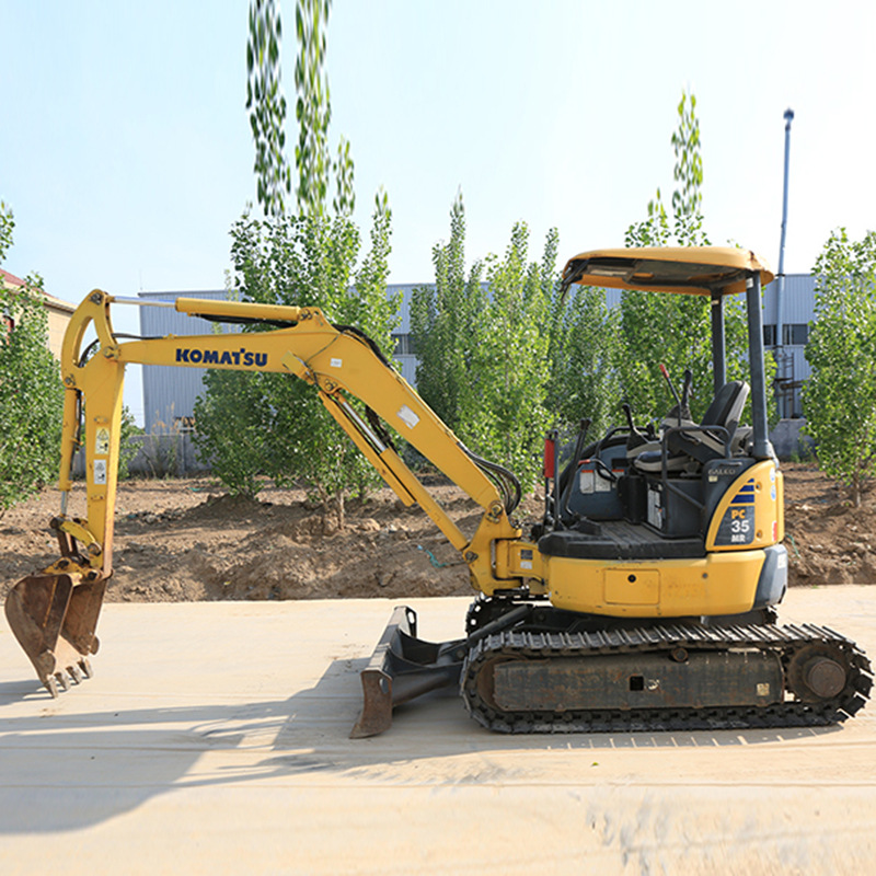 二手小挖机微挖挖土机破碎用小型挖机日本原装微型挖掘机河道清淤