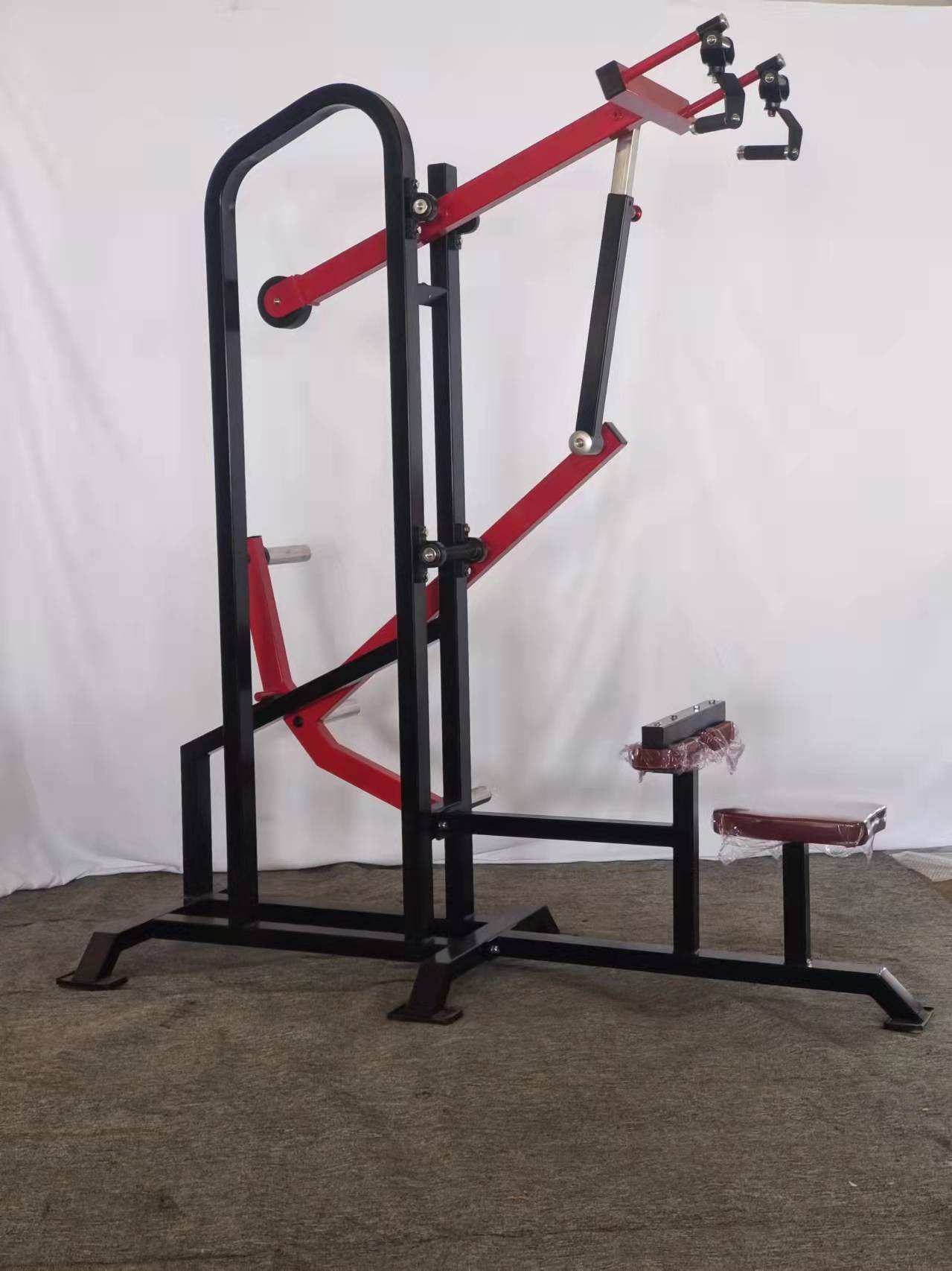 健身房商用高位下拉训练器挂片式综合力量训练器材高拉背训练器