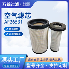 不锈钢折叠空气滤芯机械设备AF26531/AF26532超大容尘量除尘滤筒