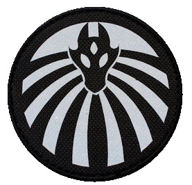 scp基金会机动特遣队标志中国分部高亮反光魔术贴臂章衣帽背包贴