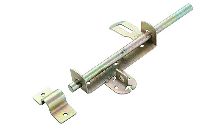 铁门栓仓库门锁插销6寸重型大门栓加长门栓8寸12寸门闩围栏门锁扣