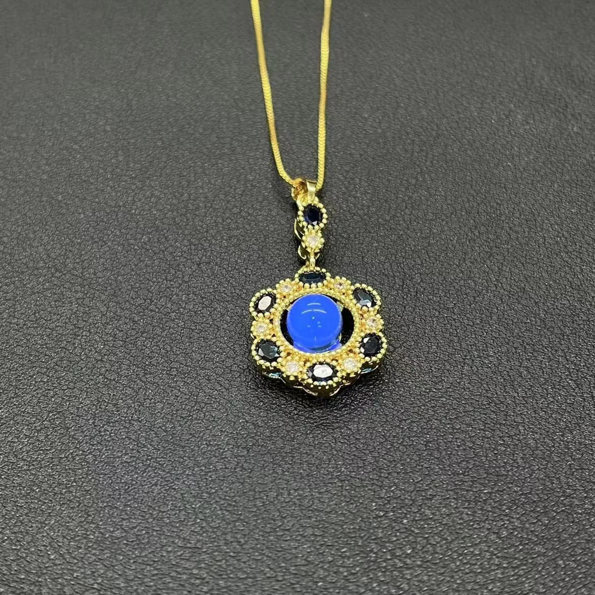 工厂直销-天然净水蓝珀流苏吊坠k135-阿里巴巴