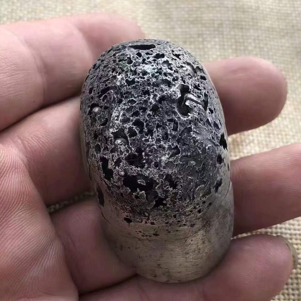 古董古玩把玩收藏复古大清雍正皇帝银锭元宝蜂窝银锭五帝钱老物件