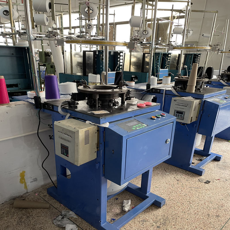 新款女各色弹力头圈机大肠圈针织机器4.5寸圆机鱼丝发圈帽子机械