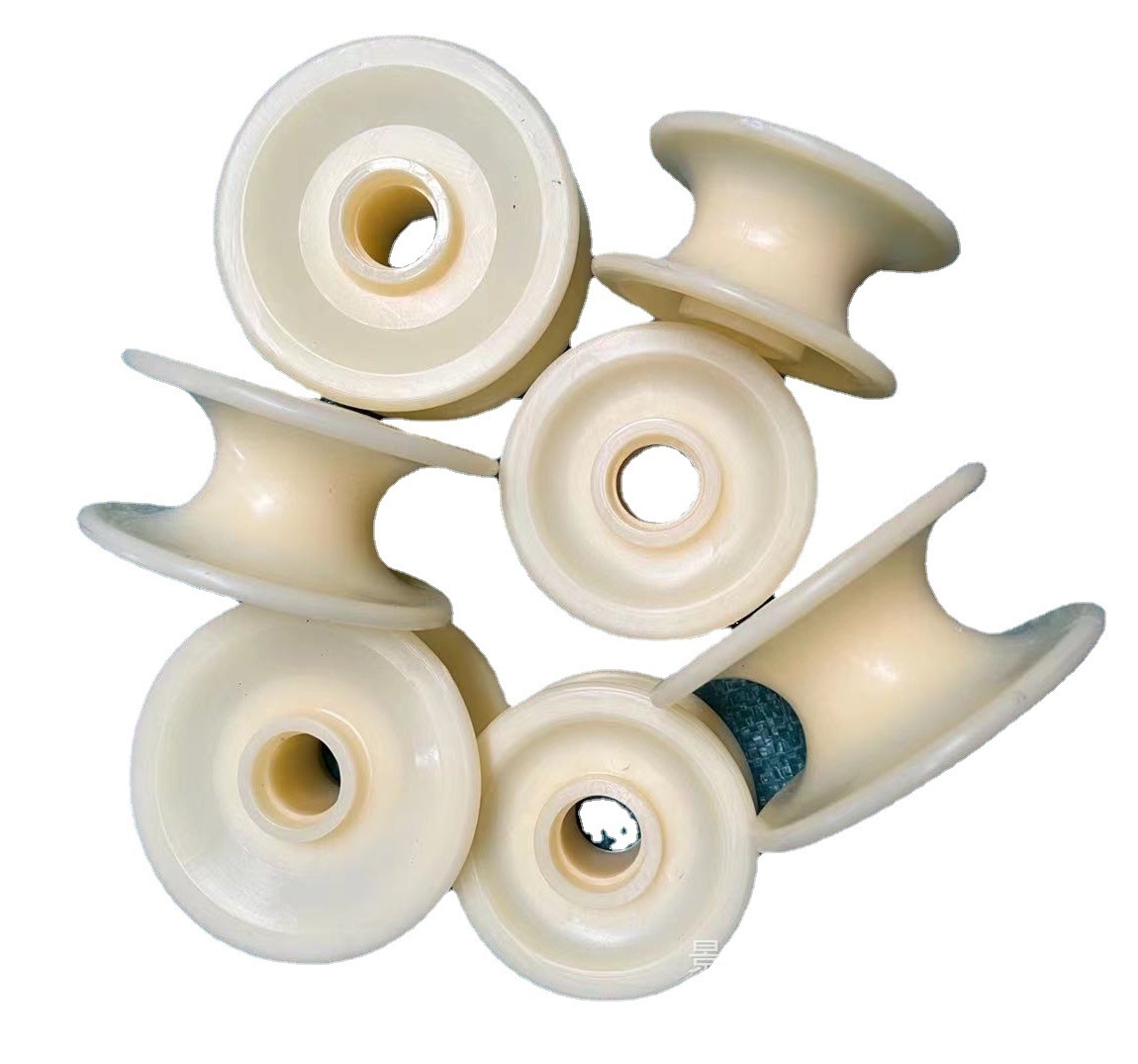 Φ30 32 尺寸尼龙滑轮 塑料轮 mc尼龙轮 尼龙槽轮 注塑塑料轮