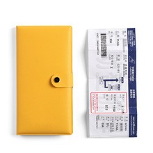 源头工厂定制PVC机票夹旅行便携多卡位证件包两折证件夹钱夹