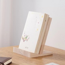 创意木质书立实木立式书靠简约桌面桌上支架书立架木书托展示架