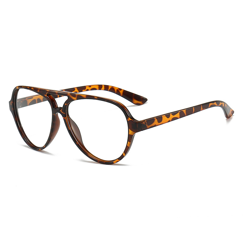 欧美双梁防蓝光变色眼镜经典复古男女士蛤蟆眼镜框跨境款眼镜架