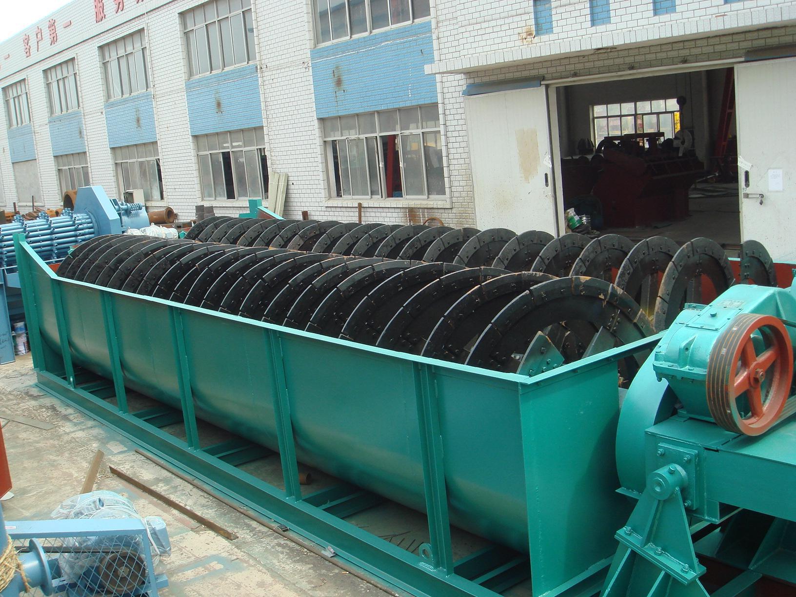 双排螺旋洗砂机 绞龙洗砂机 垃圾炉渣洗砂机