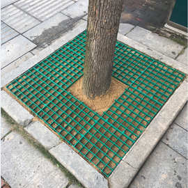 绿化沿街树池盖板树坑格栅复合树脂树穴盖板树篦子树池装饰护树板