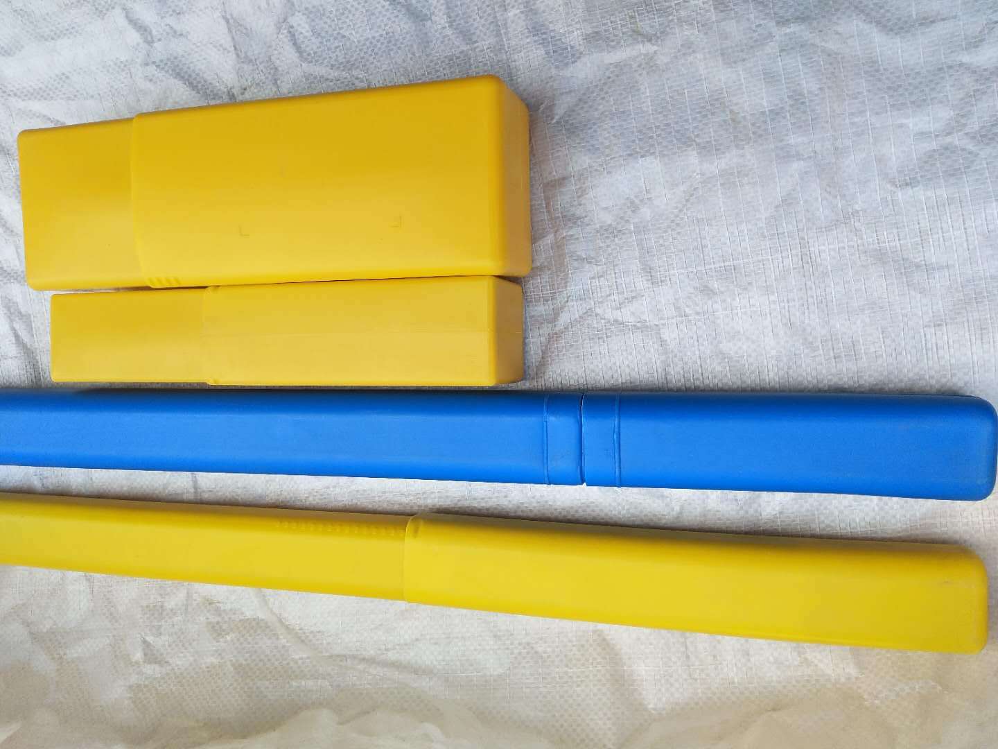 电焊条塑料包装盒长方形盒子蓝色焊条盒磷铜焊条银焊条焊丝500mm