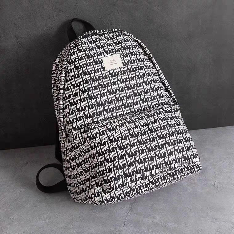 fear of god fog essentials复线满印背包男女高街潮牌 fog双肩包