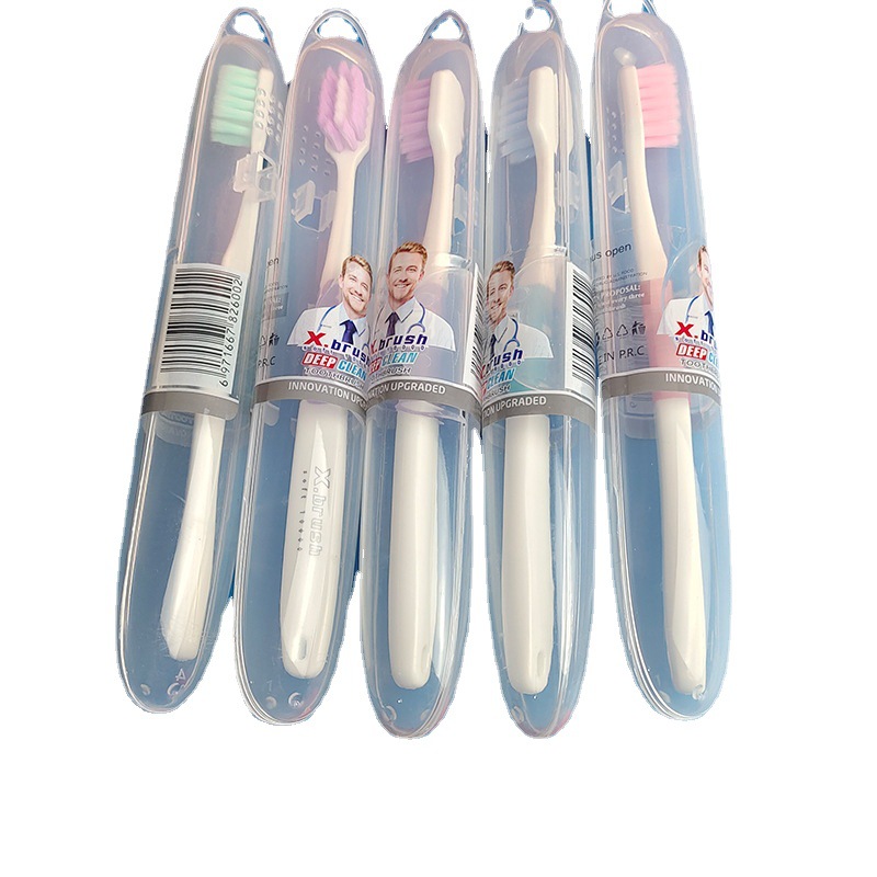 American Toothbrush Super Soft Toothbrush 12 Boxed Deep Cleaning Adult Soft Hair Gum Care Household Toothbrush