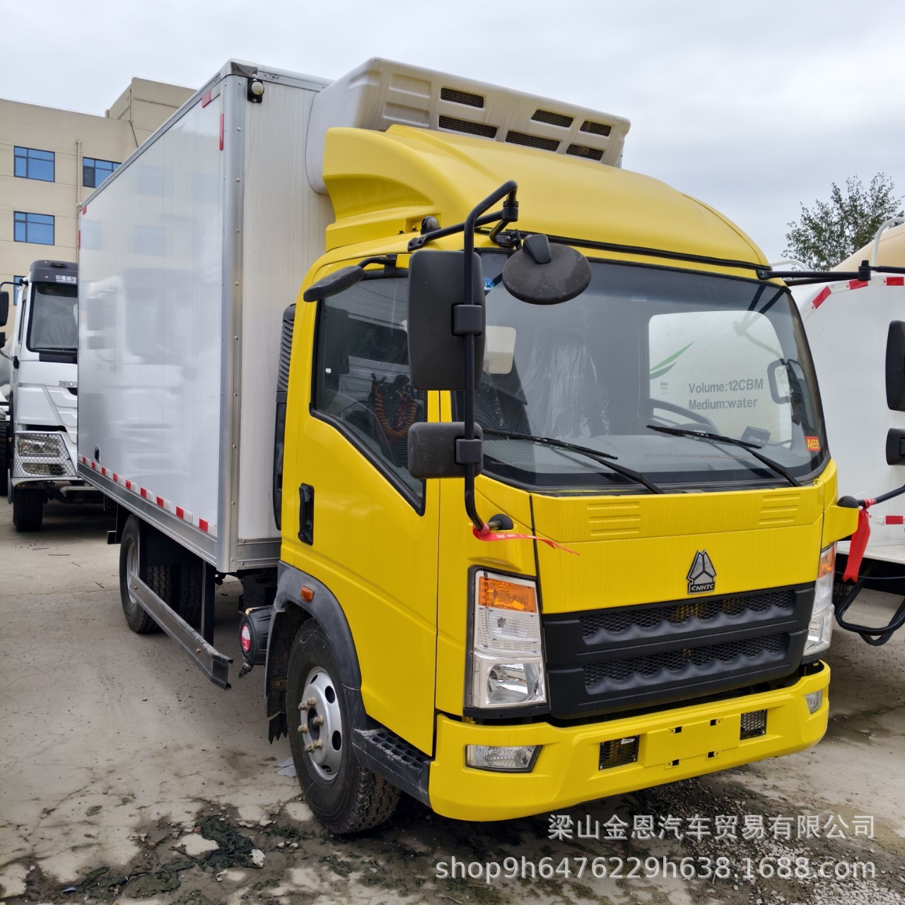 跨境出售二手重汽豪沃10吨自卸车 豪沃4x2轻卡车10吨轻箱式载货车