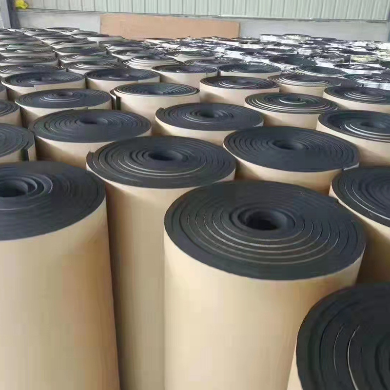 不干胶橡塑板 b1级不干胶保温棉 自粘橡塑板 隔音橡塑保温板