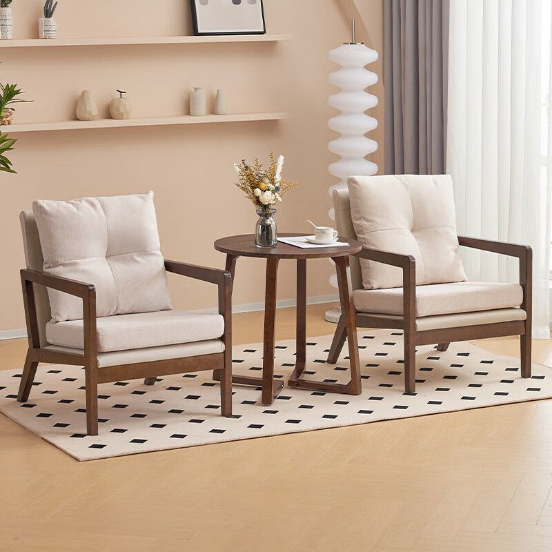 直销家居小户型家用沙发阳台卧室书房看书沙发客厅实木单人沙发