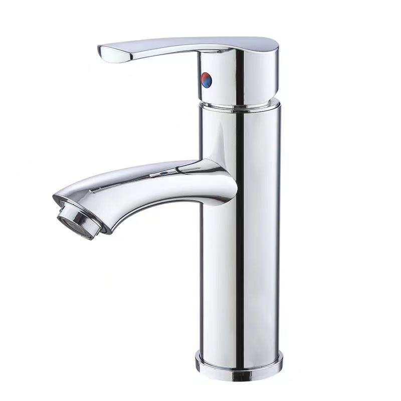 Seven Single Hole Hot and Cold Basin Faucet Stainless Steel Mixing Water Washbasin Faucet Manufacturer Water Tap