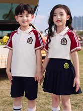 幼儿园园服夏装英伦韩版一年级小学生校服班服夏季儿童运动会套装