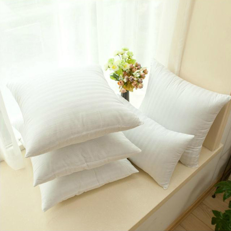 White Cushion Core Square Cushion Pillow Core Throw Pillow Filler Household Hotel Hotel Cotton Core Pillow Core Factory Wholesale Pp Cotton