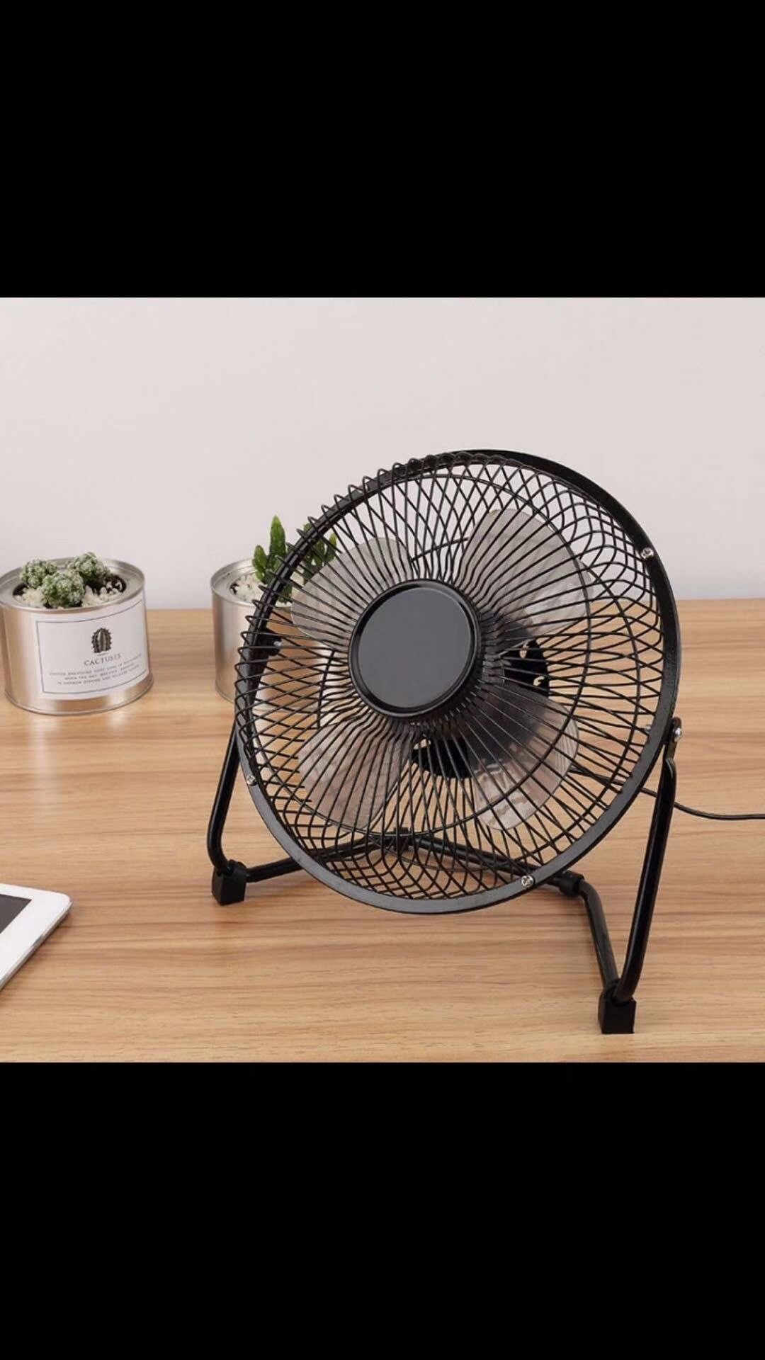 usb风扇8寸静音小风扇办公室携式学生宿舍桌面风扇