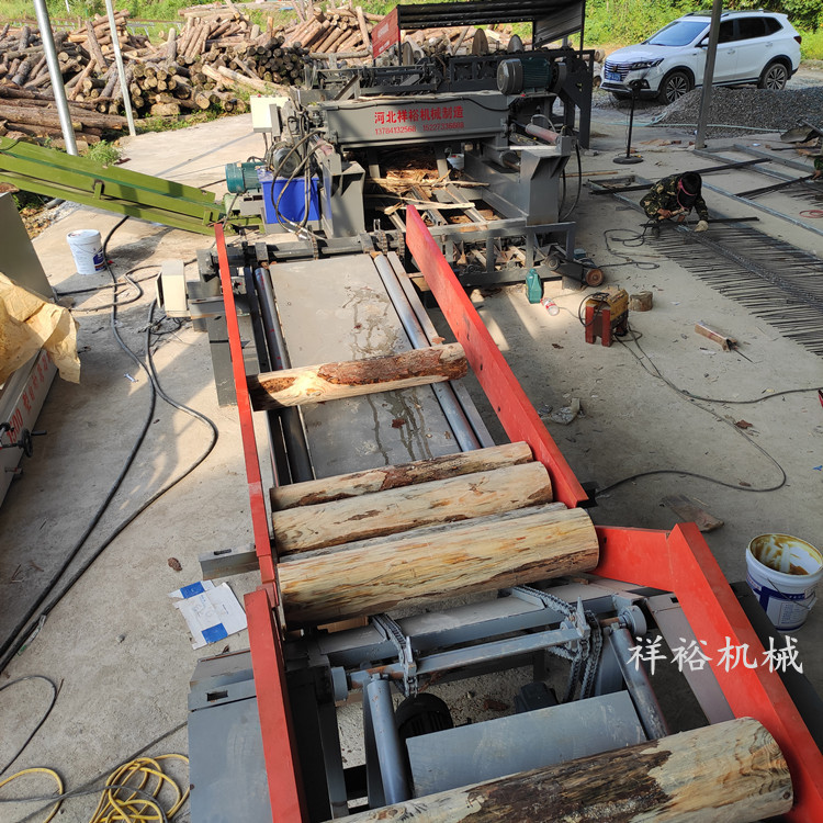 胶合板单板旋切机全自动无卡旋切刨板机木材剥皮机打皮机找圆机
