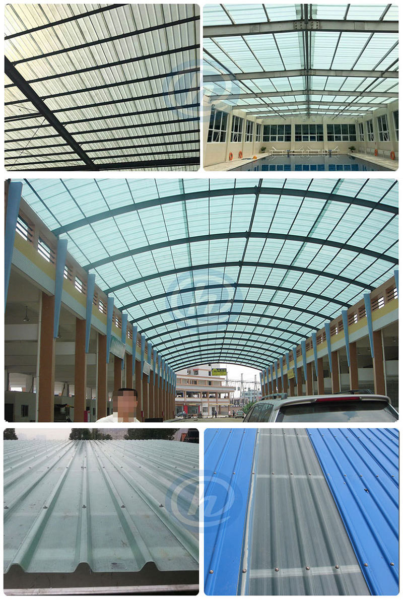 玻璃钢采光瓦frp阳光板采光板合高阳光瓦26年厂家直销质保15年