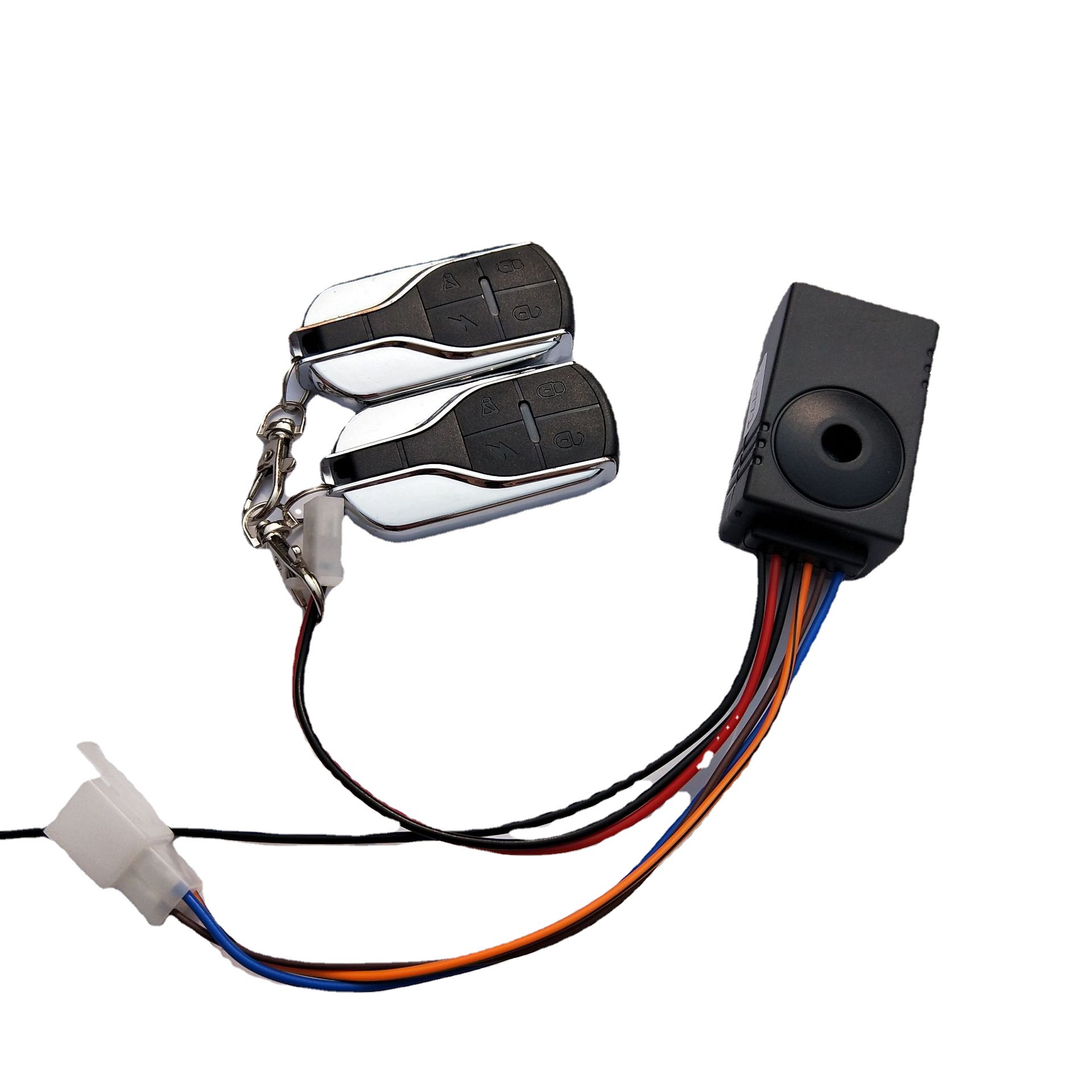 电动车防盗系统保镖防盗器座垫锁一键启动遥控报警器声音大防偷