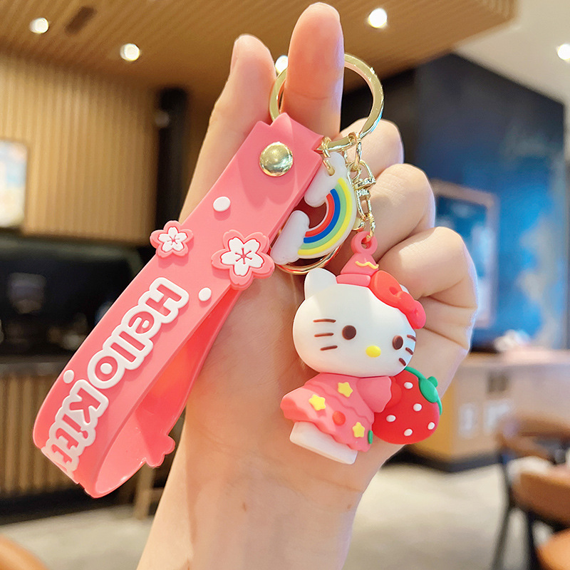 Cartoon Sanrio Star Dress Keychain Cute Clow M Schoolbag Pendant Cinnamoroll Babycinnamoroll Keychain Pendant Wholesale