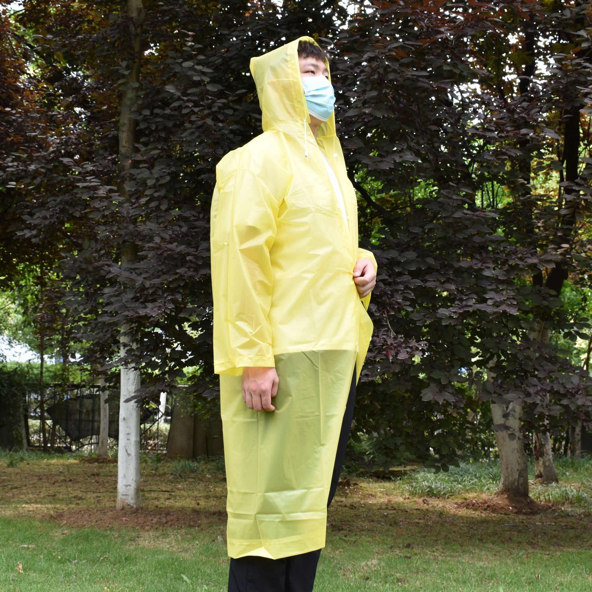 非一次性雨衣时尚轻便雨衣成人peva雨衣男女便携式旅游户外雨衣