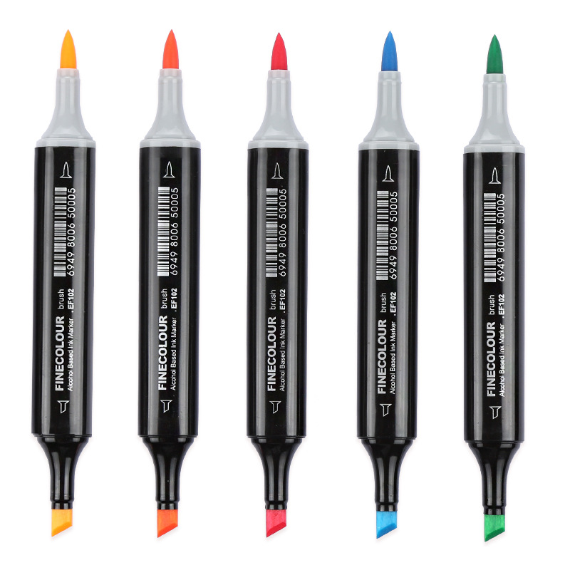法卡勒三代软头肤色马克笔finecolour 3代动漫酒精油性绘画彩笔 4