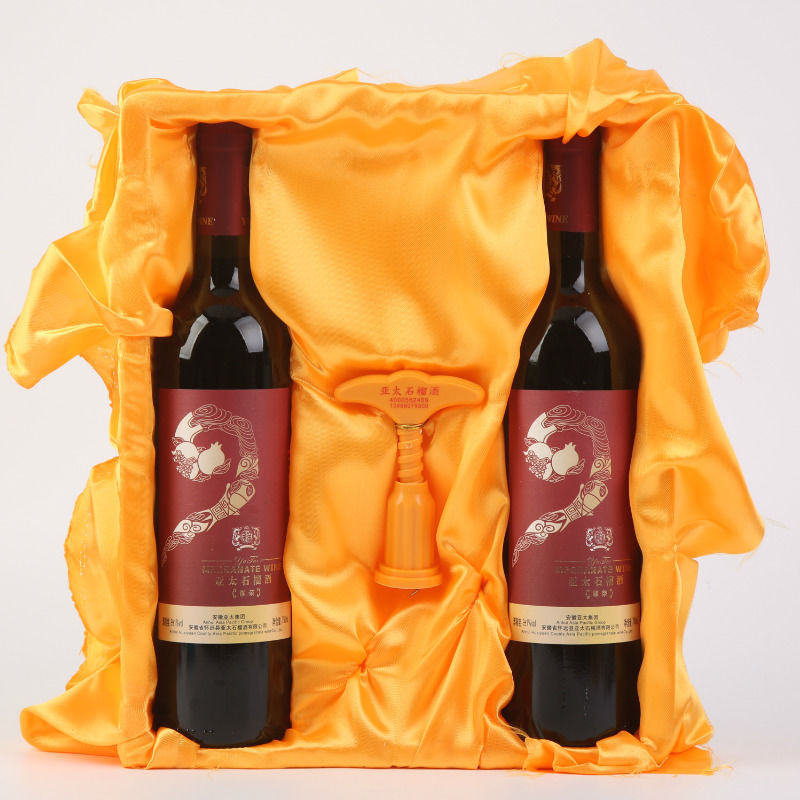 石榴酒礼盒果酒安徽怀远石榴酒怀远特产亚太石榴酒尊荣礼盒