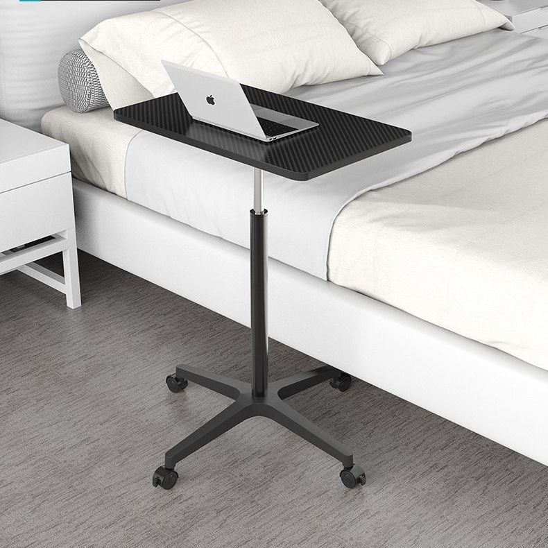 Movable Lifting Small Table with Pulley Small Sofa and Bedside Side Table Standing Laptop Desk