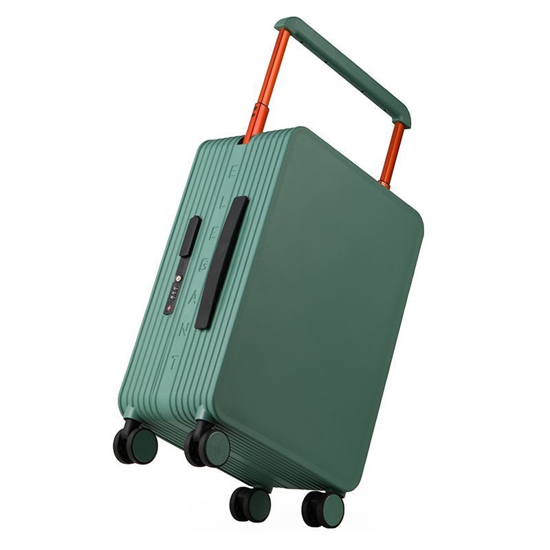 高级感嵌入式中置宽拉杆行李箱女22寸旅行登机箱时尚万向轮ins风