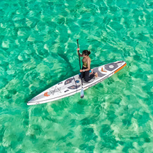 水上专业竞速SUP桨板冲浪板成人站立式划水板碳加强筋充气浆板船