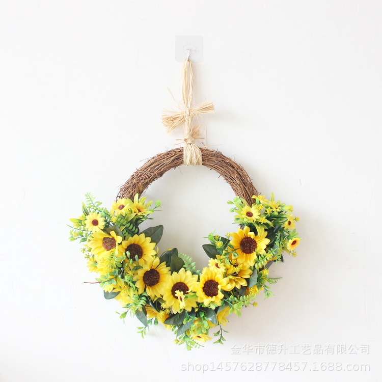 DSEN Cross-Border E-Commerce Amazon Spring SUNFLOWER Bee Festival Garland Home Decoration Factory Wholesale