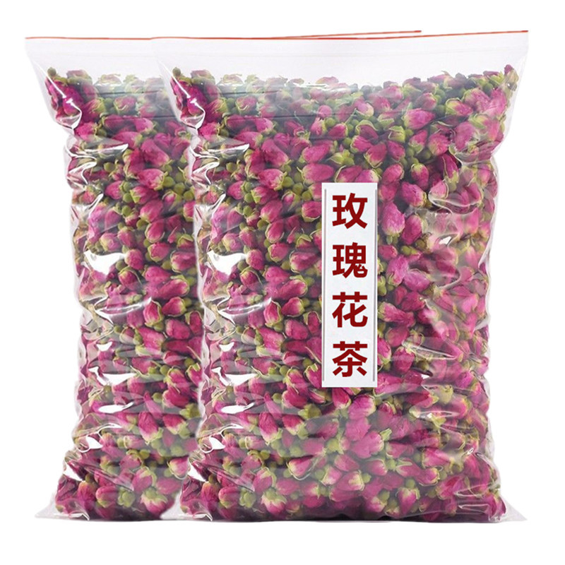 【批发款】玫瑰花茶泡水干玫瑰花重瓣食用花草茶山东平阴玫瑰花苞