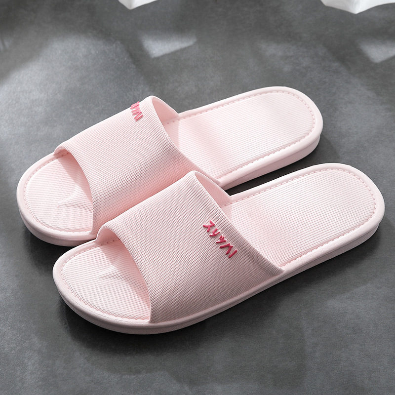 Japanese Non-Slip Slippers Summer Soft Bottom Home Guest Bathroom Hotel Bath Couple Indoor Slippers
