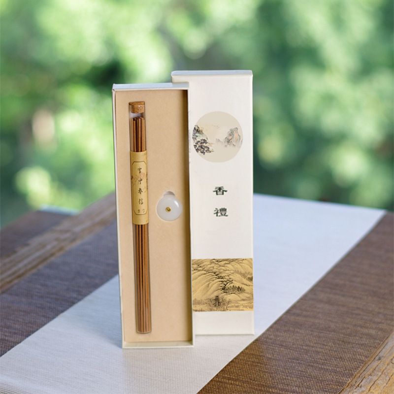 高档香道包装盒定做 10克纸香筒沉檀香纸盒天地盖20g线香礼盒定制