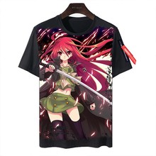 Shana of the Blazing Eye T-shirt 灼眼的夏娜跨境亚马逊T恤短袖