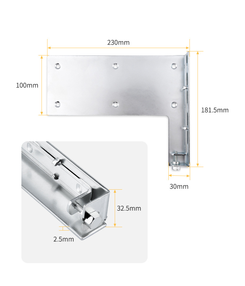 工厂直销浴室柜重型吊码壁挂橱柜固定挂码件悬空吊柜安装五金配件