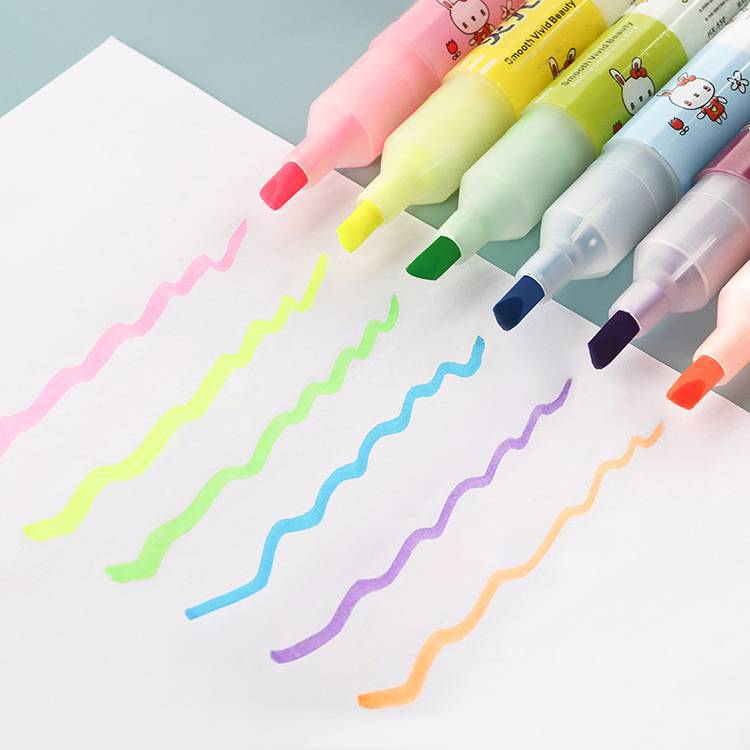 彩色荧光笔水彩笔大号大头笔 记号笔油性笔物流笔标记笔绘画文具