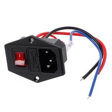 3D Printer U-type Plug Power Supply Switch Adapter Socket跨